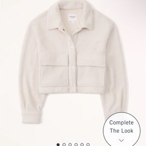 Cropped Sherpa jacket
